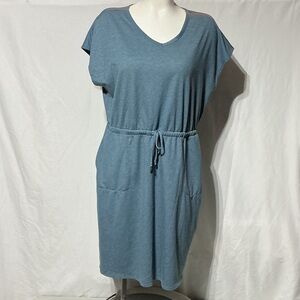 32 Degrees COOL Blue Casual TShirt Dress Sz  XXL